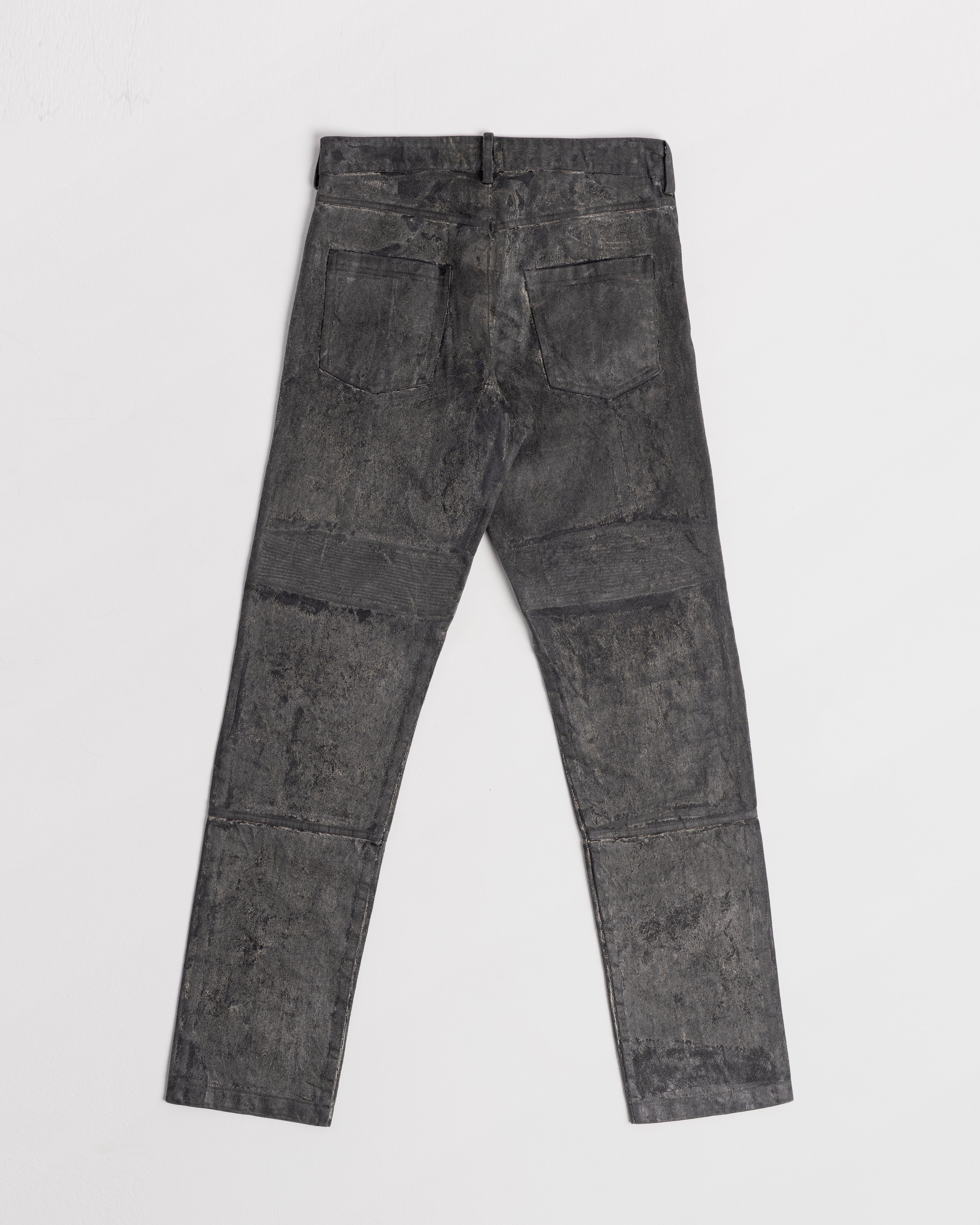 Charred Waxed Trouser