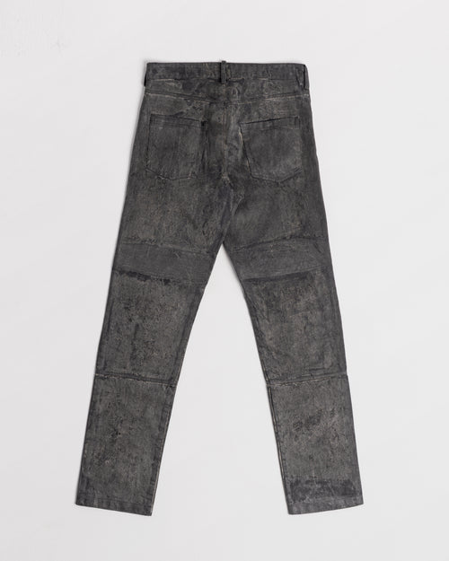 Charred Waxed Trouser