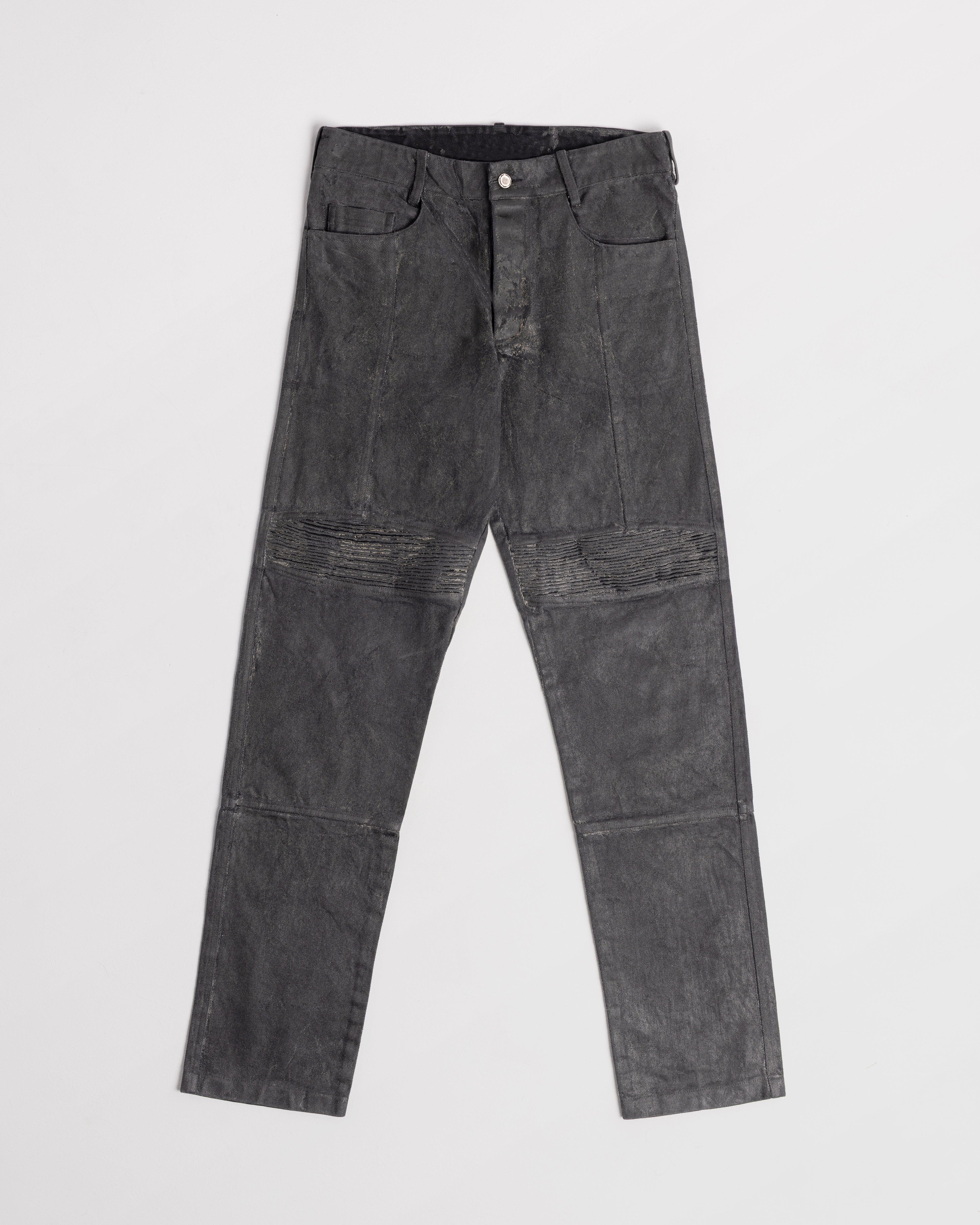 Charred Waxed Trouser